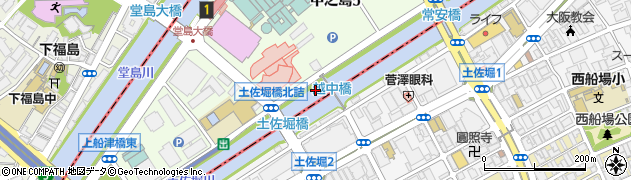 越中橋周辺の地図
