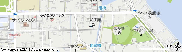 静岡県湖西市新居町新居524周辺の地図