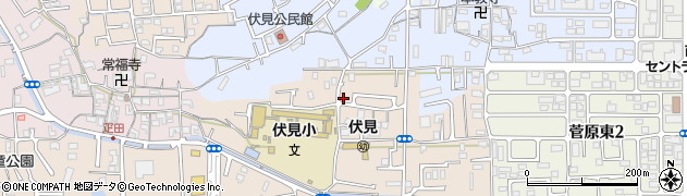 奈良県奈良市菅原西町周辺の地図