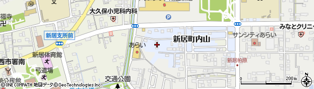 静岡県湖西市新居町内山2234周辺の地図