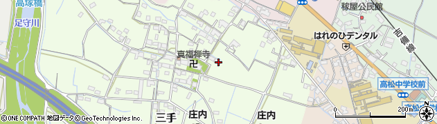 岡山県岡山市北区三手286周辺の地図