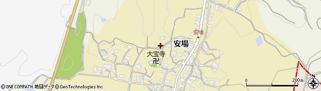 三重県伊賀市安場周辺の地図