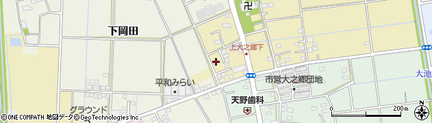 静岡県磐田市上大之郷400周辺の地図