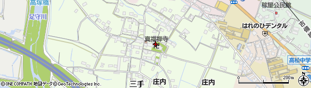 岡山県岡山市北区三手417周辺の地図