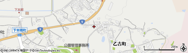 島根県益田市下本郷町399周辺の地図