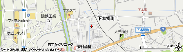 島根県益田市下本郷町201周辺の地図