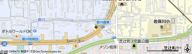 法華寺東町街区公園周辺の地図