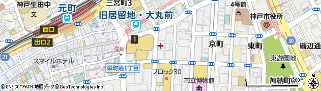 兵庫県神戸市中央区明石町47周辺の地図