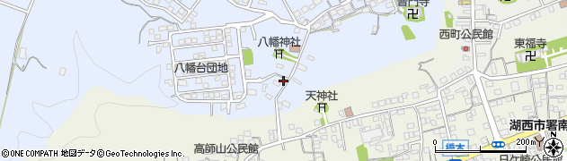 静岡県湖西市新居町内山438周辺の地図