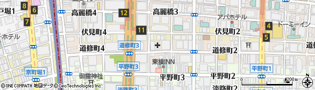 飛島建設株式会社大阪支店　営業グループ周辺の地図