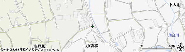 愛知県豊橋市細谷町（小袋松）周辺の地図