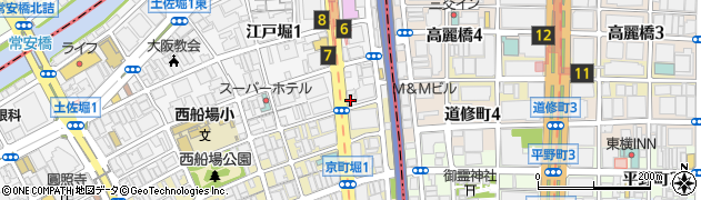 株式会社日比谷アメニス　大阪支店周辺の地図