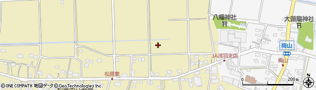 静岡県袋井市松原周辺の地図