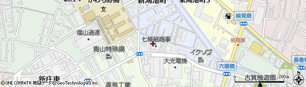 大阪府東大阪市新鴻池町2周辺の地図