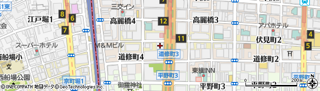 三菱商事パッケージング株式会社　大阪支店周辺の地図