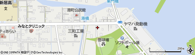 静岡県湖西市新居町新居223周辺の地図