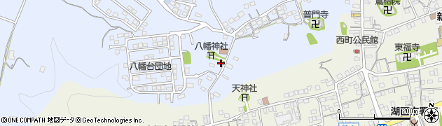 静岡県湖西市新居町内山418周辺の地図