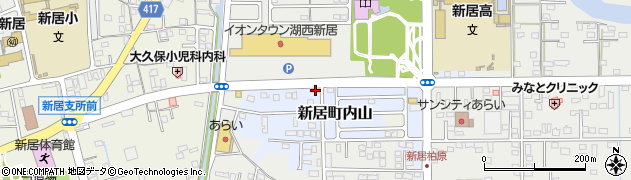 静岡県湖西市新居町内山2122周辺の地図