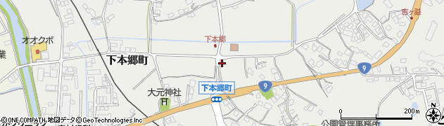 島根県益田市下本郷町315周辺の地図