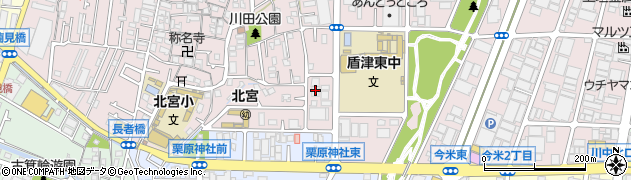 関西紙工株式会社　東大阪物流センター周辺の地図