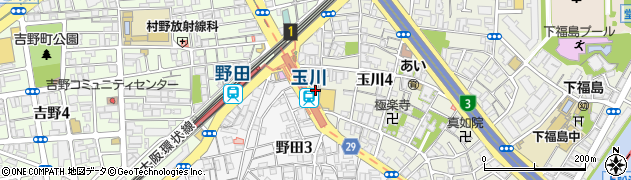 ドミノ・ピザ福島店周辺の地図