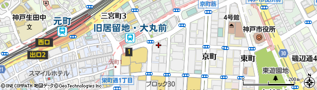 兵庫県神戸市中央区明石町48周辺の地図