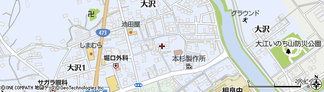 静岡県牧之原市大沢5周辺の地図