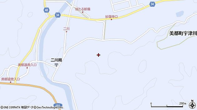 〒698-0202 島根県益田市美都町宇津川の地図