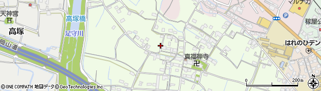 岡山県岡山市北区三手478周辺の地図