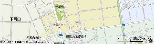 静岡県磐田市上大之郷268周辺の地図