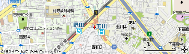 ふくみ屋 野田店周辺の地図