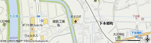 島根県益田市下本郷町1周辺の地図