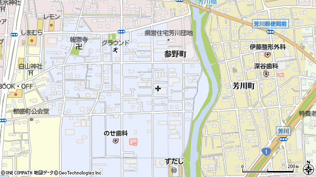〒430-0814 静岡県浜松市中央区恩地町の地図