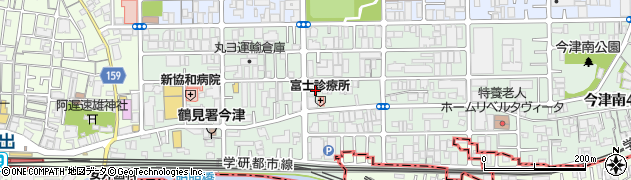 信洲一味噌大阪営業所周辺の地図