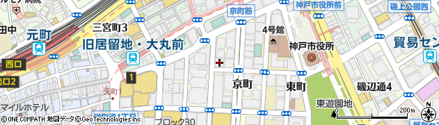 ＫＯＫＯ　ＨＯＴＥＬ神戸三宮周辺の地図