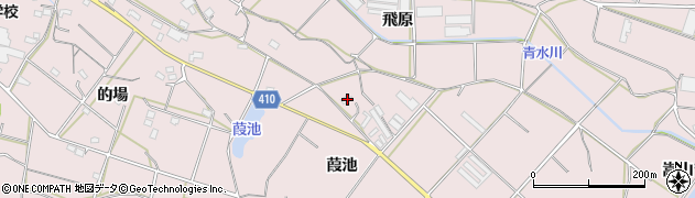 愛知県豊橋市老津町葭池45周辺の地図