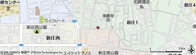 ハナテン引越サービス東大阪営業所周辺の地図