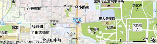 奈良県奈良市今小路町68周辺の地図
