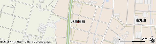 愛知県豊橋市野依町（八重屋舗）周辺の地図