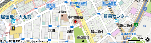 神戸市周辺の地図