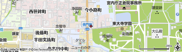 奈良県奈良市今小路町66周辺の地図