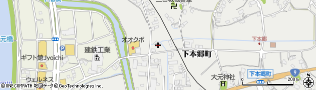 島根県益田市下本郷町51周辺の地図