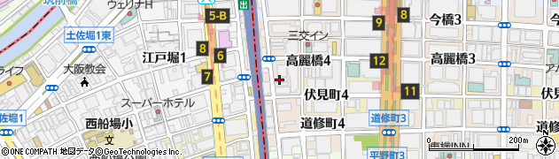 長谷虎紡績株式会社　秘書周辺の地図