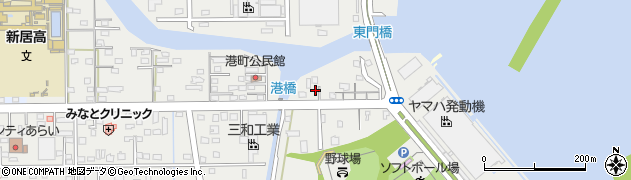 静岡県湖西市新居町新居205周辺の地図