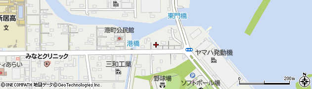 静岡県湖西市新居町新居201周辺の地図