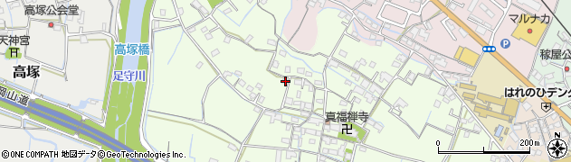 岡山県岡山市北区三手475周辺の地図