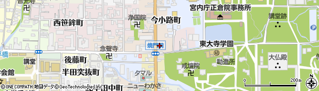 奈良県奈良市今小路町65周辺の地図