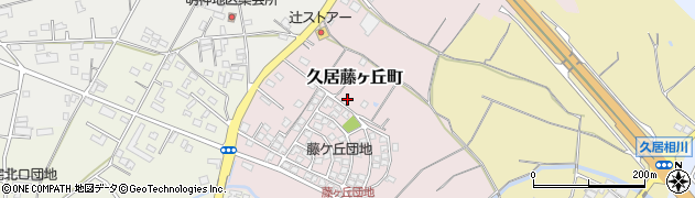 三重県津市久居藤ヶ丘町周辺の地図
