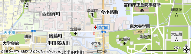奈良県奈良市今小路町2周辺の地図