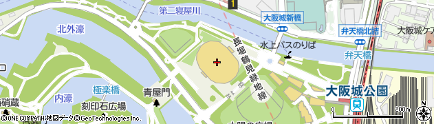 大阪城ホール　サブホール周辺の地図